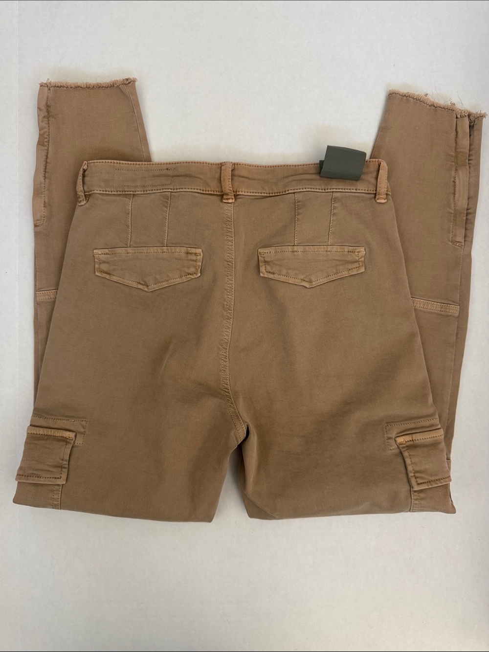 AllSaints Women's DURAN Tan skinny-Leg Cargo Jeans - Picture 3 of 5